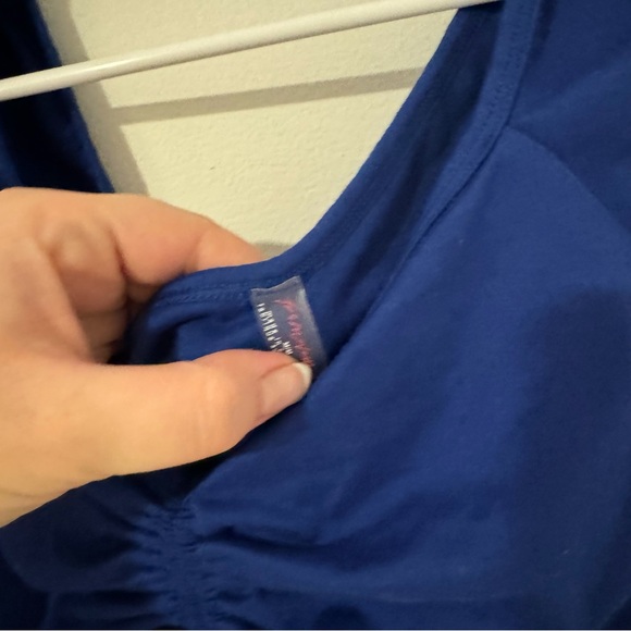 free people breathe deeper crop tank sapphire skies size medium - Picture 4 of 5